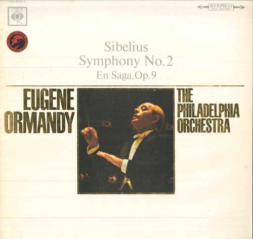 【中古】LP Eugene Ormandy シベリウス : 交響曲第2番 / 交響詩「伝説」（エン・サ OS816C CBS /00260
