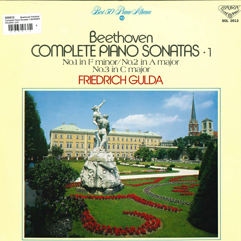 【中古】LP Friedrich Gulda Beethoven Complete Piano Sonatas Vol.1 SOL2013 LONDON /00260