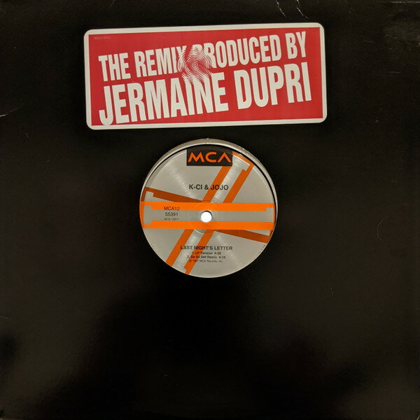 【中古】米12” K-Ci & JoJo Last Nights Letter MCA1255391 MCA Records /00250