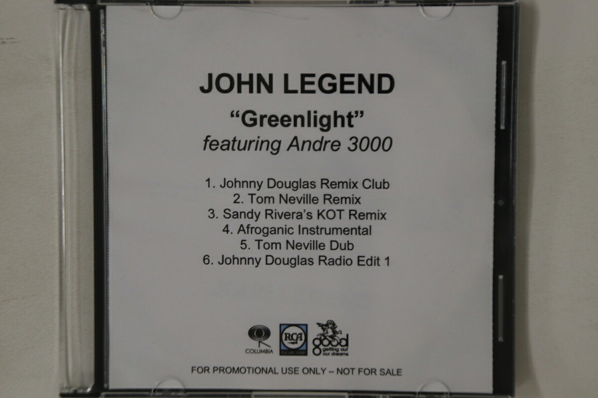 ・アーティスト John Legend, Andre 3000 ・タイトル Greenlight ・レーベル・型番 COLUMBIA NONEPROMO ・フォーマット CD ・コンディション(盤) 良い (VG+) ・コンディション(ジャケット) 良い (VG+) ・コンディション(帯) オビなし ・特記事項 【プロモ盤】 実際に発送される商品の画像です 【ご購入前に必ずご確認ください】 ・本店サイト(www.recordcity.jp)とは価格、送料が違います ・本店サイト、その他支店のオーダーとは同梱発送できません ・注文確定後に別の注文を頂いた場合、注文同士の同梱は致しかねます。 ・別倉庫から発送しているため、店頭受け渡しは対応しておりません ・一部商品は他の通販サイトでも販売しているため、ご注文のタイミングによっては商品のご用意ができない場合がございます。 ・土日祝日はお休みです 金曜・祝前日9時以降のご連絡またはご入金は、返答または発送が週明け・祝日明けに順次対応となります。 ・ご購入後のキャンセル不可 ご購入後のキャンセルはいかなる理由においてもお受けできません。ご了承の上、ご購入くださいませ。 ・日本郵便(ゆうパック/ゆうメール)によるお届けになります。 ・中古品であることをご理解ください 当ストアでは中古商品を主に販売しております。中古品であることをご理解の上ご購入ください。また、一部商品はRecordCityオンラインストアで試聴可能です。 ・返品について お客様のご都合による返品は一切承っておりません。 表記の内容と実際の商品に相違がある場合、また針飛び等で返品・返金をご希望される場合は、商品の到着後1週間以内にご連絡ください。商品の返送をこちらで確認後、キャンセル・返金を行います。 コンディションVG以下の商品は返品できません。プレイに影響のない表面のこすれ傷、プレス起因のノイズ盤は返品の対象外です。 【コンディション表記】 ・ほぼ新品(M-)(Like New) 完全な新品。未使用。当店ではほぼ使用しません ・非常に良い(EX)(Excellent) 中古盤として美品な状態。わずかな経年を感じるものの傷みを感じさせない、当店基準で最高の状態 ・良い(VG+)(Very Good Plus) 丁寧に扱われた中古品で、軽い使用感がみられる。 ・可(VG)(Acceptable) 使い込まれた中古品で、「良い」よりもさらに使用感がみられる。 ・悪い(VG-)(Bad) 状態が悪いアイテム。使用の保障はなく、再生不可、針飛び、目立つノイズがあるかもしれない。状態によるクレーム不可。返品不可。 ・非常に悪い(G)(Very Bad) 「悪い」よりさらに状態が悪いアイテム。使用の保障はなく、再生不可、針飛び、目立つノイズがあるかもしれない。状態によるクレーム不可。返品不可。 ・ジャンク(Fair)(Junk/Fair) 割れている、反っている、水ダメージがある、カビ、ジャケットが分離している、ひどい書き込み、ひどい擦れなど最低の状態。使用の保障はなく、再生不可、針飛び、目立つノイズがあるかもしれない。状態によるクレーム不可。返品不可。 ・ジャンク(Poor)(Junk/Poor) 割れている、反っている、水ダメージがある、カビ、ジャケットが分離している、ひどい書き込み、ひどい擦れなど最低の状態。使用の保障はなく、再生不可、針飛び、目立つノイズがあるかもしれない。状態によるクレーム不可。返品不可。