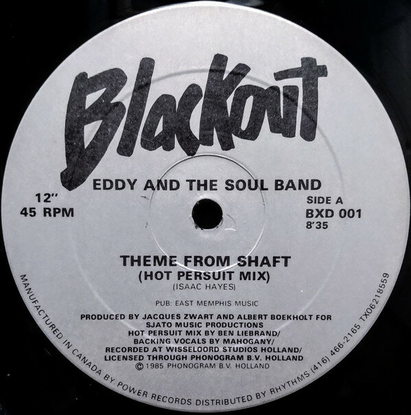 【中古】加12” Eddy &amp; The Soulband Theme From Shaft BXD001 Blackout /00250