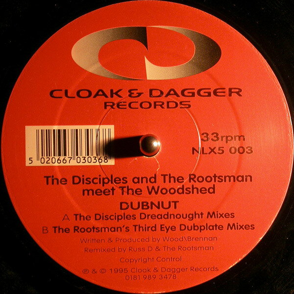【中古】12” Disciples &amp; Rootsman Meet Wood Dubnut NLX5003 Cloak And Dagger Rec /00250