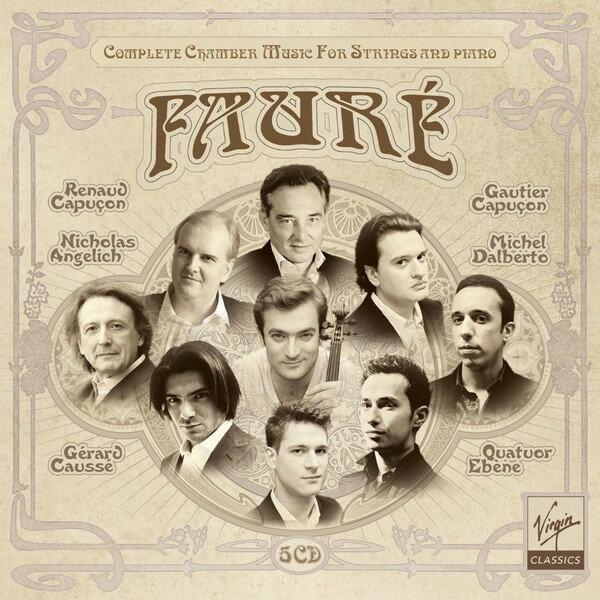 【中古】5discs CD Gabriel Faure - Renaud Capucon Complete Chamber Music For Strings And Piano 5099907087523 Virgin Classics 未開封 /00250