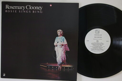 【中古】米LP Rosemary Clooney Rosie Sings Bing CJ60 CONCORD JAZZ /00260 【中古】米LP Rosemary Clooney Rosie Sings Bing CJ60 CONCORD JAZZ /00260