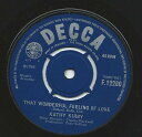 【中古】英7” Kathy Kirby Where In The World F12280 Decca /00080