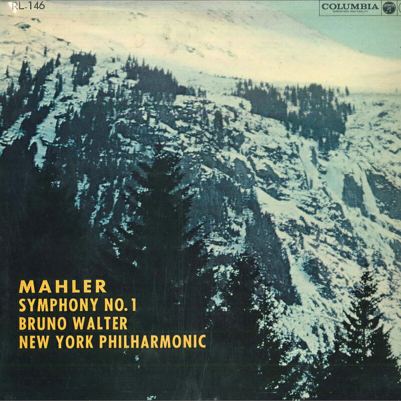 【中古】LP Bruno Walter, New York Philhar マーラー: 交響曲第1番 ニ長調 RL146 COLUMBIA MASTERWORK /00260