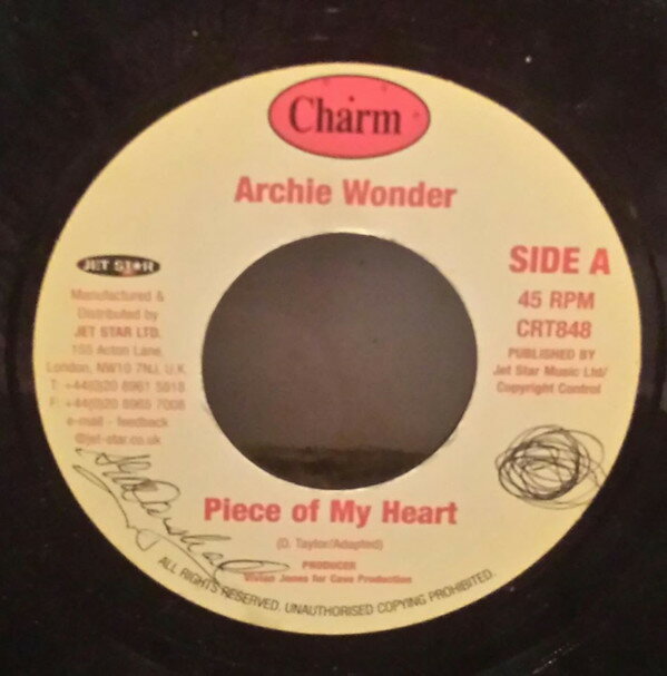 쥳ɥƥ ŷԾŹ㤨֡š۱7 Archie Wonder Piece Of My Heart CRT848 Charm /00080פβǤʤ493ߤˤʤޤ
