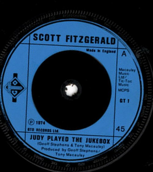 쥳ɥƥ ŷԾŹ㤨֡š۱7 Scott Fitzgerald Judy Played The Jukebox GT1 GTO /00080פβǤʤ1,078ߤˤʤޤ