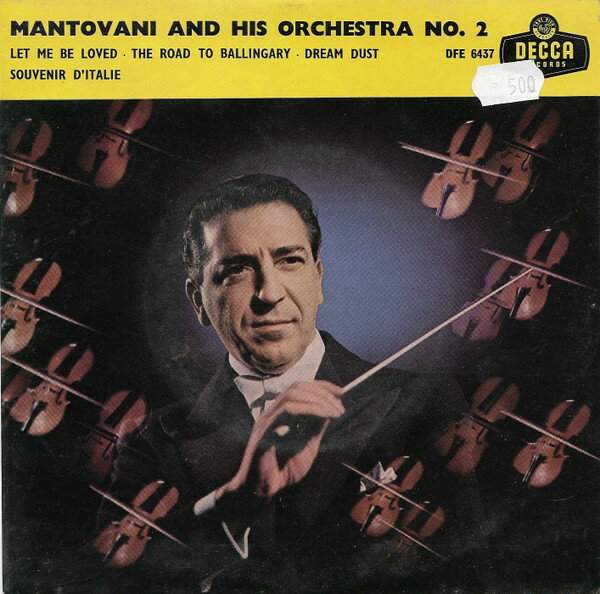 【中古】英7” Mantovani & His Orchestra Mantovani And His Orchestra, No. 2 DFE6437 Decca /00080