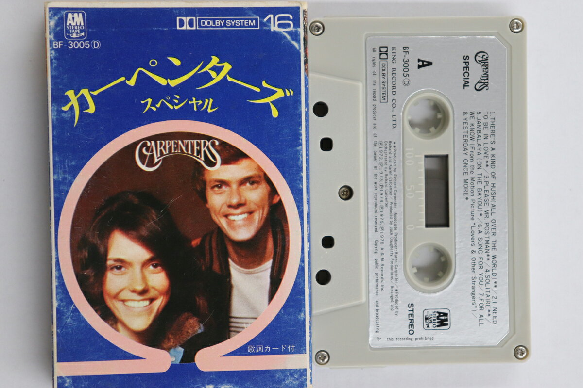 【中古】Cassette カーペンターズ スペシャル BF3005 A&M /00110