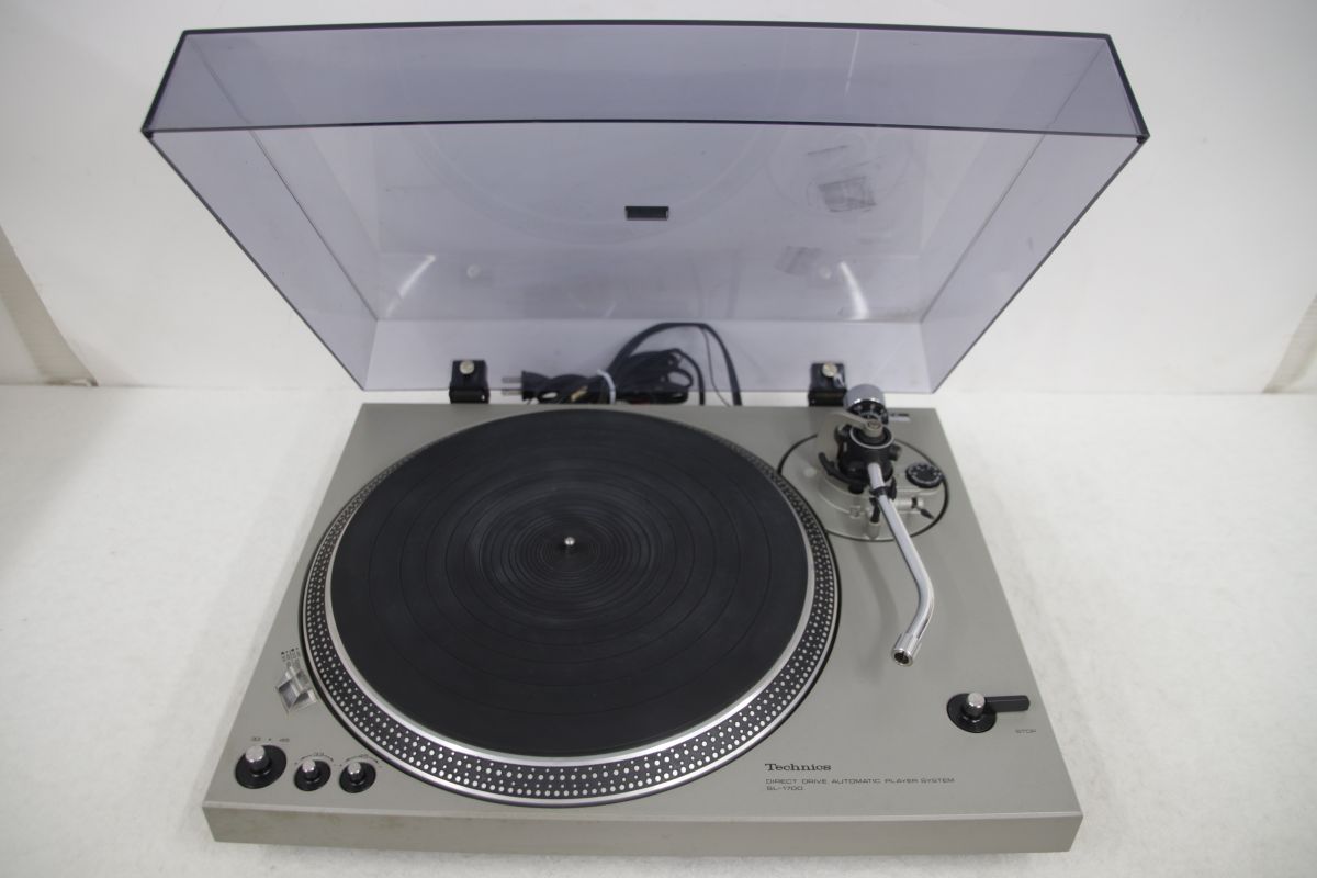 【中古】Technics テクニクス Sl-1700 Direct Drive Turntable ダイレクトドライブタ−ンテ−ブル /8800