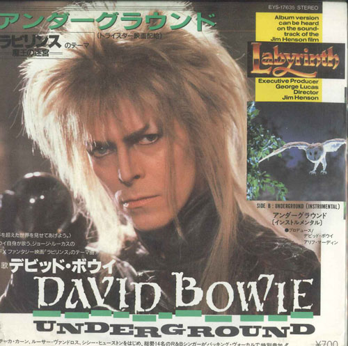 Artist Name: N - 【中古】7” David Bowie Underground EYS17635 EMI AMERICA /00080