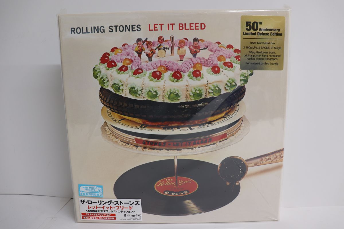 【中古】5discs LP Rolling Stones Let It Bleed UIJY75156 ABKCO 未開封 /02800