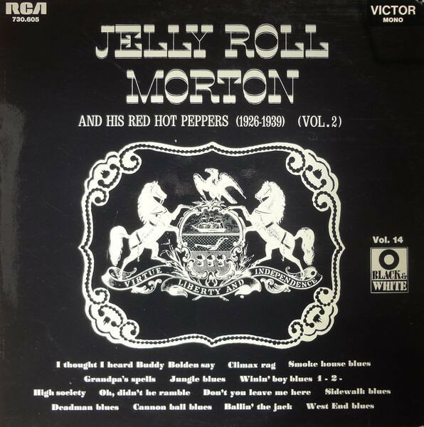 LP Jelly Roll Mortons Red Hot Pep (1926-1939) (Vol. 2) 730605 RCA /00260