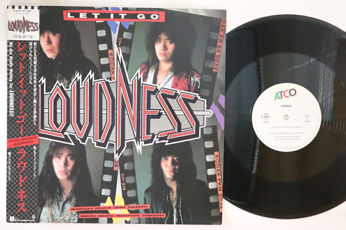 LOUDNESS『LET IT GO』ジャケット画像 ── 轟音が魂を揺さぶるシングル