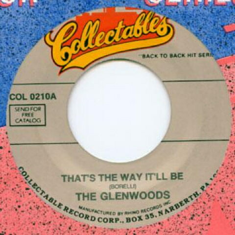 쥳ɥƥ ŷԾŹ㤨֡ڿʡ7 Glenwoods Thats The Way Itll Be / Elaine COL002107 Collectables /00023פβǤʤ548ߤˤʤޤ
