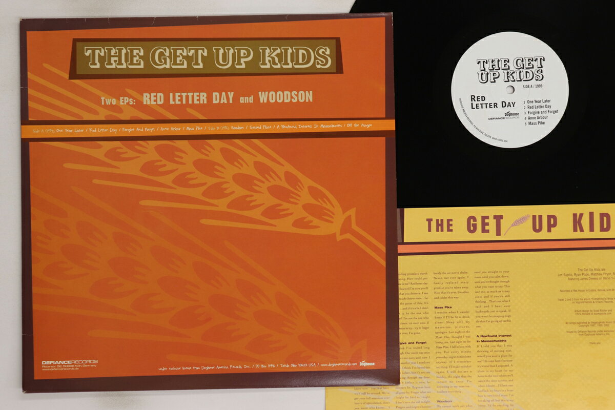 ・アーティスト Get Up Kids ・タイトル Two Eps Red Letter Day And Woodson ・レーベル・型番 DEFIANCE NONE ・フォーマット LPレコード ・コンディション(盤) 良い (VG+) ・コンディション(ジャケット) 良い (VG+) ・コンディション(帯) オビなし ・特記事項 【ライナー付き】 【カバーにキズ/ダメージ】 実際に発送される商品の画像です 【ご購入前に必ずご確認ください】 ・本店サイト(www.recordcity.jp)とは価格、送料が違います ・本店サイト、その他支店のオーダーとは同梱発送できません ・注文確定後に別の注文を頂いた場合、注文同士の同梱は致しかねます。 ・別倉庫から発送しているため、店頭受け渡しは対応しておりません ・一部商品は他の通販サイトでも販売しているため、ご注文のタイミングによっては商品のご用意ができない場合がございます。 ・土日祝日はお休みです 金曜・祝前日9時以降のご連絡またはご入金は、返答または発送が週明け・祝日明けに順次対応となります。 ・ご購入後のキャンセル不可 ご購入後のキャンセルはいかなる理由においてもお受けできません。ご了承の上、ご購入くださいませ。 ・日本郵便(ゆうパック/ゆうメール)によるお届けになります。 ・中古品であることをご理解ください 当ストアでは中古商品を主に販売しております。中古品であることをご理解の上ご購入ください。また、一部商品はRecordCityオンラインストアで試聴可能です。 ・返品について お客様のご都合による返品は一切承っておりません。 表記の内容と実際の商品に相違がある場合、また針飛び等で返品・返金をご希望される場合は、商品の到着後1週間以内にご連絡ください。商品の返送をこちらで確認後、キャンセル・返金を行います。 コンディションVG以下の商品は返品できません。プレイに影響のない表面のこすれ傷、プレス起因のノイズ盤は返品の対象外です。 【コンディション表記】 ・ほぼ新品(M-)(Like New) 完全な新品。未使用。当店ではほぼ使用しません ・非常に良い(EX)(Excellent) 中古盤として美品な状態。わずかな経年を感じるものの傷みを感じさせない、当店基準で最高の状態 ・良い(VG+)(Very Good Plus) 丁寧に扱われた中古品で、軽い使用感がみられる。 ・可(VG)(Acceptable) 使い込まれた中古品で、「良い」よりもさらに使用感がみられる。 ・悪い(VG-)(Bad) 状態が悪いアイテム。使用の保障はなく、再生不可、針飛び、目立つノイズがあるかもしれない。状態によるクレーム不可。返品不可。 ・非常に悪い(G)(Very Bad) 「悪い」よりさらに状態が悪いアイテム。使用の保障はなく、再生不可、針飛び、目立つノイズがあるかもしれない。状態によるクレーム不可。返品不可。 ・ジャンク(Fair)(Junk/Fair) 割れている、反っている、水ダメージがある、カビ、ジャケットが分離している、ひどい書き込み、ひどい擦れなど最低の状態。使用の保障はなく、再生不可、針飛び、目立つノイズがあるかもしれない。状態によるクレーム不可。返品不可。 ・ジャンク(Poor)(Junk/Poor) 割れている、反っている、水ダメージがある、カビ、ジャケットが分離している、ひどい書き込み、ひどい擦れなど最低の状態。使用の保障はなく、再生不可、針飛び、目立つノイズがあるかもしれない。状態によるクレーム不可。返品不可。