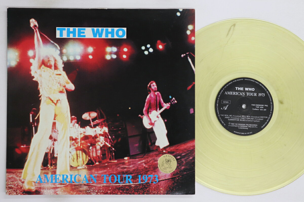 【中古】独LP Who American Tour 1973 TSP029 SWINGIN PIG /00260