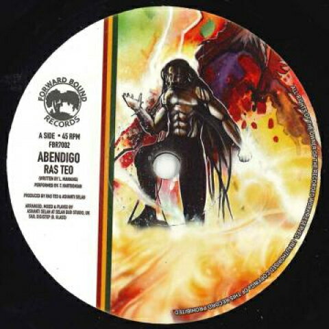 【新品】米7” Ras Teo Abendigo / Daniel 3 14 Dub FBR7002 Forward Bound /00048