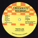 【新品】米12” Horace Andy / Captain Remo Thats Life / Nanie Shorts CR0026 Checkmate /00152