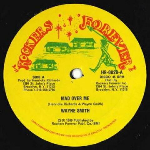 【新品】米12” Wayne Smith Mad Over Me / Version HR0020 Rockers Forever /00200 【新品】米12” Wayne Smith Mad Over Me / Version HR0020 Rockers Forever /00200