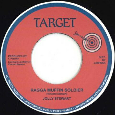 【新品】欧7” Jolly Strewart Ragga Muffin Soldier / Version JAMWAX28 Target /00048