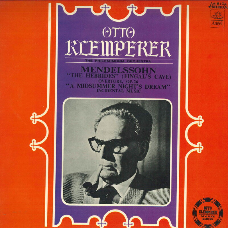 【中古】LP オットー・クレンペラー メンデルスゾーン 劇付随音楽 真夏の夜の夢 AA8104 ANGEL /00400