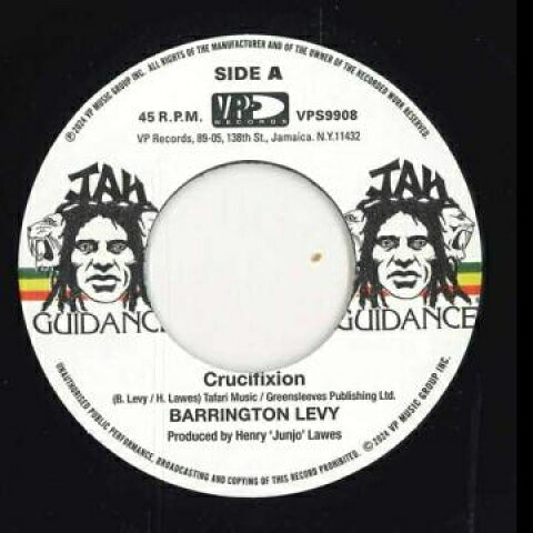 【新品】米7” Barrington Levy / Ranking Joe Crucifixion / River Jordan VPS9908 Jah Guidance/VP /00048