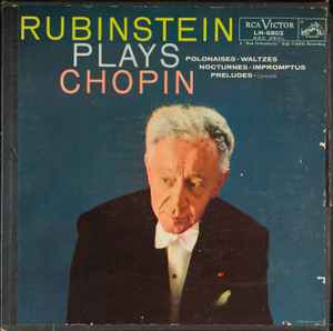 【中古】米6discs LP アルトゥール・ルービンシュタイ ルービンシュタイン プレイズ ショパン ポロネーズ / LM6802 RCA VICTOR RED...