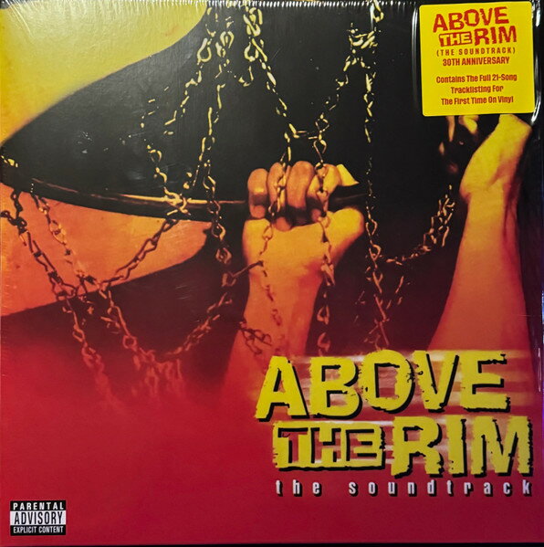 【新品】欧LP Various Above The Rim (The Soundtrack)(Yellow & Red Splatte DRRATRLP24YELLO Death Row Records 未開封 /00260