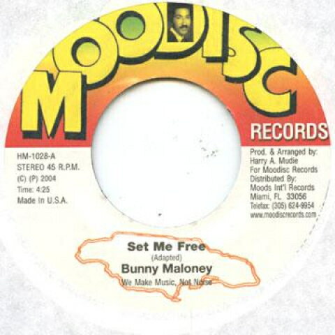 【中古】米7” Bunny Maloney / MBV, Mudies Al Set Me Free / Midnight Drifter HM1028 Moodisc /00080 【中古】米7” Bunny Maloney / MBV, Mudies Al Set Me Free / Midnight Drifter HM1028 Moodisc /00080