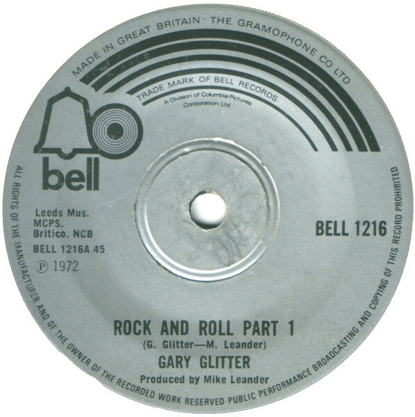・アーティスト Gary Glitter ・タイトル Rock And Roll Part 1 & 2 ・レーベル・型番 Bell Records BELL1216 ・フォーマット 7インチレコード ・コンディション(盤) 良い (VG+) ・コンディション(ジャケット) プレインカバー（元ジャケット／カバー無し） ・コンディション(帯) オビなし ・特記事項 【カンパニースリーブ】【盤に浅い跡】 サンプル画像です。実際の商品の画像ではありません 商品写真はバーコード/カタログ番号に対応したサンプル画像ですので、お送りする商品の画像ではありません。帯やライナーなどの付属品は、特記事項に記載されている場合のみ含まれます。プロモやカラーレコードなどの仕様についても、該当する場合のみ特記事項に記載しています。 【ご購入前に必ずご確認ください】 ・本店サイト(www.recordcity.jp)とは価格、送料が違います ・本店サイト、その他支店のオーダーとは同梱発送できません ・注文確定後に別の注文を頂いた場合、注文同士の同梱は致しかねます。 ・別倉庫から発送しているため、店頭受け渡しは対応しておりません ・一部商品は他の通販サイトでも販売しているため、ご注文のタイミングによっては商品のご用意ができない場合がございます。 ・土日祝日はお休みです 金曜・祝前日9時以降のご連絡またはご入金は、返答または発送が週明け・祝日明けに順次対応となります。 ・ご購入後のキャンセル不可 ご購入後のキャンセルはいかなる理由においてもお受けできません。ご了承の上、ご購入くださいませ。 ・日本郵便(ゆうパック/ゆうメール)によるお届けになります。 ・中古品であることをご理解ください 当ストアでは中古商品を主に販売しております。中古品であることをご理解の上ご購入ください。また、一部商品はRecordCityオンラインストアで試聴可能です。 ・返品について お客様のご都合による返品は一切承っておりません。 表記の内容と実際の商品に相違がある場合、また針飛び等で返品・返金をご希望される場合は、商品の到着後1週間以内にご連絡ください。商品の返送をこちらで確認後、キャンセル・返金を行います。 コンディションVG以下の商品は返品できません。プレイに影響のない表面のこすれ傷、プレス起因のノイズ盤は返品の対象外です。 【コンディション表記】 ・ほぼ新品(M-)(Like New) 完全な新品。未使用。当店ではほぼ使用しません ・非常に良い(EX)(Excellent) 中古盤として美品な状態。わずかな経年を感じるものの傷みを感じさせない、当店基準で最高の状態 ・良い(VG+)(Very Good Plus) 丁寧に扱われた中古品で、軽い使用感がみられる。 ・可(VG)(Acceptable) 使い込まれた中古品で、「良い」よりもさらに使用感がみられる。 ・悪い(VG-)(Bad) 状態が悪いアイテム。使用の保障はなく、再生不可、針飛び、目立つノイズがあるかもしれない。状態によるクレーム不可。返品不可。 ・非常に悪い(G)(Very Bad) 「悪い」よりさらに状態が悪いアイテム。使用の保障はなく、再生不可、針飛び、目立つノイズがあるかもしれない。状態によるクレーム不可。返品不可。 ・ジャンク(Fair)(Junk/Fair) 割れている、反っている、水ダメージがある、カビ、ジャケットが分離している、ひどい書き込み、ひどい擦れなど最低の状態。使用の保障はなく、再生不可、針飛び、目立つノイズがあるかもしれない。状態によるクレーム不可。返品不可。 ・ジャンク(Poor)(Junk/Poor) 割れている、反っている、水ダメージがある、カビ、ジャケットが分離している、ひどい書き込み、ひどい擦れなど最低の状態。使用の保障はなく、再生不可、針飛び、目立つノイズがあるかもしれない。状態によるクレーム不可。返品不可。