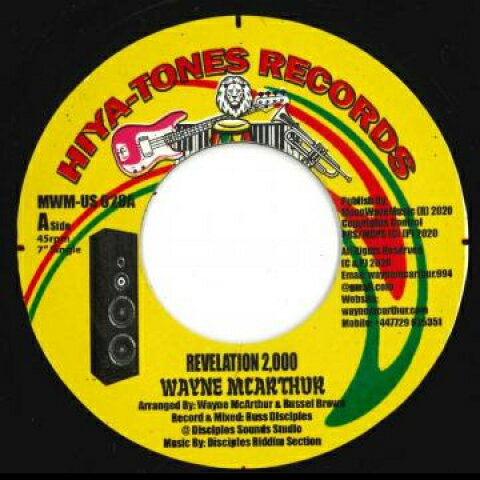 ڿʡ۱7 Wayne McArthur Revelation 2000 / Rev 2020 Dub MWMUS028 Hiya Tones /00048