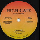 【新品】欧7” Thanks & Praises Jah Lives ”yes He Does” / Version TRSH6 High Gate /00048
