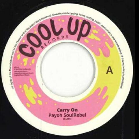 ・アーティスト Payoh Soulrebel ・タイトル Carry On / Carry Dub ・レーベル・型番 Cool Up COOLUP7004 ・フォーマット 7" ・コンディション(盤) 新品 (M) ・コンディション(ジャケット) ・コンディション(帯) オビなし ・特記事項 サンプル画像です。実際の商品の画像ではありません 商品写真はバーコード/カタログ番号に対応したサンプル画像ですので、お送りする商品の画像ではありません。帯やライナーなどの付属品は、特記事項に記載されている場合のみ含まれます。プロモやカラーレコードなどの仕様についても、該当する場合のみ特記事項に記載しています。 【ご購入前に必ずご確認ください】 ・本店サイト(www.recordcity.jp)とは価格、送料が違います ・本店サイト、その他支店のオーダーとは同梱発送できません ・注文確定後に別の注文を頂いた場合、注文同士の同梱は致しかねます。 ・別倉庫から発送しているため、店頭受け渡しは対応しておりません ・一部商品は他の通販サイトでも販売しているため、ご注文のタイミングによっては商品のご用意ができない場合がございます。 ・土日祝日はお休みです 金曜・祝前日9時以降のご連絡またはご入金は、返答または発送が週明け・祝日明けに順次対応となります。 ・ご購入後のキャンセル不可 ご購入後のキャンセルはいかなる理由においてもお受けできません。ご了承の上、ご購入くださいませ。 ・日本郵便(ゆうパック/ゆうメール)によるお届けになります。 ・中古品であることをご理解ください 当ストアでは中古商品を主に販売しております。中古品であることをご理解の上ご購入ください。また、一部商品はRecordCityオンラインストアで試聴可能です。 ・返品について お客様のご都合による返品は一切承っておりません。 表記の内容と実際の商品に相違がある場合、また針飛び等で返品・返金をご希望される場合は、商品の到着後1週間以内にご連絡ください。商品の返送をこちらで確認後、キャンセル・返金を行います。 コンディションVG以下の商品は返品できません。プレイに影響のない表面のこすれ傷、プレス起因のノイズ盤は返品の対象外です。 【コンディション表記】 ・ほぼ新品(M-)(Like New) 完全な新品。未使用。当店ではほぼ使用しません ・非常に良い(EX)(Excellent) 中古盤として美品な状態。わずかな経年を感じるものの傷みを感じさせない、当店基準で最高の状態 ・良い(VG+)(Very Good Plus) 丁寧に扱われた中古品で、軽い使用感がみられる。 ・可(VG)(Acceptable) 使い込まれた中古品で、「良い」よりもさらに使用感がみられる。 ・悪い(VG-)(Bad) 状態が悪いアイテム。使用の保障はなく、再生不可、針飛び、目立つノイズがあるかもしれない。状態によるクレーム不可。返品不可。 ・非常に悪い(G)(Very Bad) 「悪い」よりさらに状態が悪いアイテム。使用の保障はなく、再生不可、針飛び、目立つノイズがあるかもしれない。状態によるクレーム不可。返品不可。 ・ジャンク(Fair)(Junk/Fair) 割れている、反っている、水ダメージがある、カビ、ジャケットが分離している、ひどい書き込み、ひどい擦れなど最低の状態。使用の保障はなく、再生不可、針飛び、目立つノイズがあるかもしれない。状態によるクレーム不可。返品不可。 ・ジャンク(Poor)(Junk/Poor) 割れている、反っている、水ダメージがある、カビ、ジャケットが分離している、ひどい書き込み、ひどい擦れなど最低の状態。使用の保障はなく、再生不可、針飛び、目立つノイズがあるかもしれない。状態によるクレーム不可。返品不可。