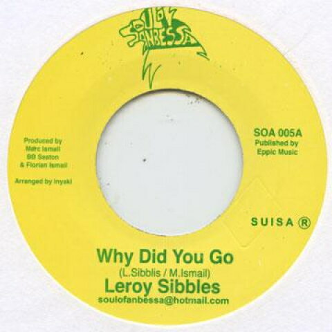 ・アーティスト Leroy Sibbles / Inyaki ・タイトル Why Did You Go / La Linea Crossing ・レーベル・型番 Soul Of Anbessa SOA005 ・フォーマット 7" ・コンディション(盤) 新品 (M) ・コンディション(ジャケット) ・コンディション(帯) オビなし ・特記事項 サンプル画像です。実際の商品の画像ではありません 商品写真はバーコード/カタログ番号に対応したサンプル画像ですので、お送りする商品の画像ではありません。帯やライナーなどの付属品は、特記事項に記載されている場合のみ含まれます。プロモやカラーレコードなどの仕様についても、該当する場合のみ特記事項に記載しています。 【ご購入前に必ずご確認ください】 ・本店サイト(www.recordcity.jp)とは価格、送料が違います ・本店サイト、その他支店のオーダーとは同梱発送できません ・別倉庫から発送しているため、店頭受け渡しは対応しておりません ・一部商品は他の通販サイトでも販売しているため、ご注文のタイミングによっては商品のご用意ができない場合がございます。 ・土日祝日はお休みです 金曜・祝前日9時以降のご連絡またはご入金は、返答または発送が週明け・祝日明けに順次対応となります。 ・ご購入後のキャンセル不可 ご購入後のキャンセルはいかなる理由においてもお受けできません。ご了承の上、ご購入くださいませ。 ・日本郵便(ゆうパック/ゆうメール)によるお届けになります。 ・中古品であることをご理解ください 当ストアでは中古商品を主に販売しております。中古品であることをご理解の上ご購入ください。また、一部商品はRecordCityオンラインストアで試聴可能です。 ・返品について お客様のご都合による返品は一切承っておりません。 表記の内容と実際の商品に相違がある場合、また針飛び等で返品・返金をご希望される場合は、商品の到着後1週間以内にご連絡ください。商品の返送をこちらで確認後、キャンセル・返金を行います。 コンディションVG以下の商品は返品できません。プレイに影響のない表面のこすれ傷、プレス起因のノイズ盤は返品の対象外です。 【コンディション表記】 ・ほぼ新品(M-)(Like New) 完全な新品。未使用。当店ではほぼ使用しません ・非常に良い(EX)(Excellent) 中古盤として美品な状態。わずかな経年を感じるものの傷みを感じさせない、当店基準で最高の状態 ・良い(VG+)(Very Good Plus) 丁寧に扱われた中古品で、軽い使用感がみられる。 ・可(VG)(Acceptable) 使い込まれた中古品で、「良い」よりもさらに使用感がみられる。 ・悪い(VG-)(Bad) 状態が悪いアイテム。使用の保障はなく、再生不可、針飛び、目立つノイズがあるかもしれない。状態によるクレーム不可。返品不可。 ・非常に悪い(G)(Very Bad) 「悪い」よりさらに状態が悪いアイテム。使用の保障はなく、再生不可、針飛び、目立つノイズがあるかもしれない。状態によるクレーム不可。返品不可。 ・ジャンク(Fair)(Junk/Fair) 割れている、反っている、水ダメージがある、カビ、ジャケットが分離している、ひどい書き込み、ひどい擦れなど最低の状態。使用の保障はなく、再生不可、針飛び、目立つノイズがあるかもしれない。状態によるクレーム不可。返品不可。 ・ジャンク(Poor)(Junk/Poor) 割れている、反っている、水ダメージがある、カビ、ジャケットが分離している、ひどい書き込み、ひどい擦れなど最低の状態。使用の保障はなく、再生不可、針飛び、目立つノイズがあるかもしれない。状態によるクレーム不可。返品不可。