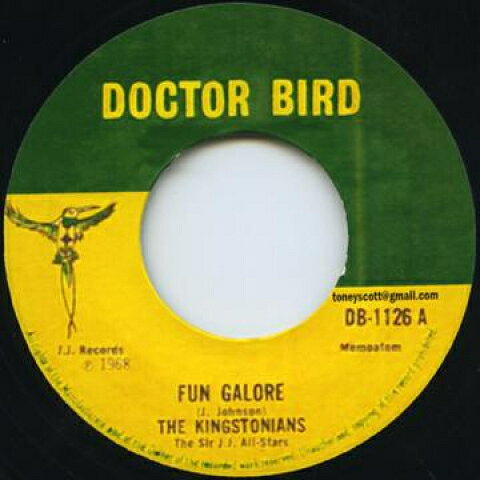 英7” Kingstonians Fun Galore / Crime Dont Pay DB1126 Doctor Bird /00052