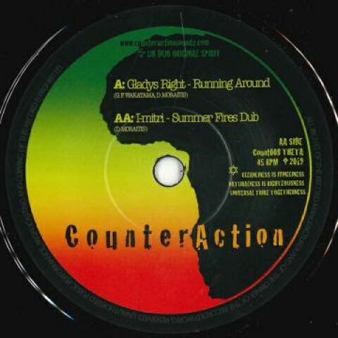 쥳ɥƥ ŷԾŹ㤨֡ڿʡ۱7 Gladys Right / I Mitri Running Around / Summer Fires Dub COUNT008 Counter Action /00048פβǤʤ1,298ߤˤʤޤ