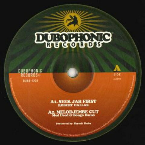 【新品】欧12” Robert Dallas; Med Dred & Bong Seek Jah First; Melodjembe Cut / Seek Jah; Thunder DUBR1201 Dubophonic /00176 【新品】欧12” Robert Dallas; Med Dred & Bong Seek Jah First; Melodjembe Cut / Seek Jah; Thunder DUBR1201 Dubophonic /00176
