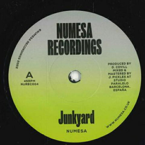 英7” Numesa Junkyard / Slime Dub NUREC004 Numesa /00048