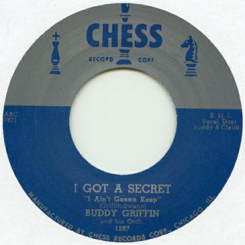 【新品】英7” Buddy Griffin / Willie Mabon I Got A Secret / Poison Ivy CHESS1597 Chess /00048