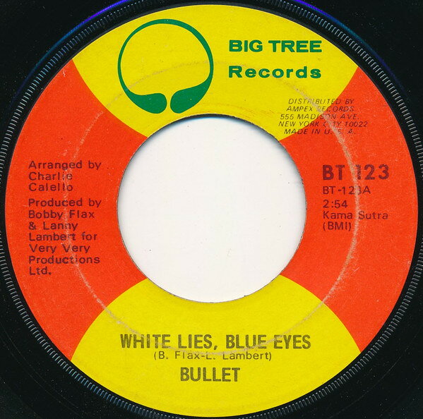 【中古】7” Bullet White Lies, Blue Eyes BT123 Big Tree Records /00080