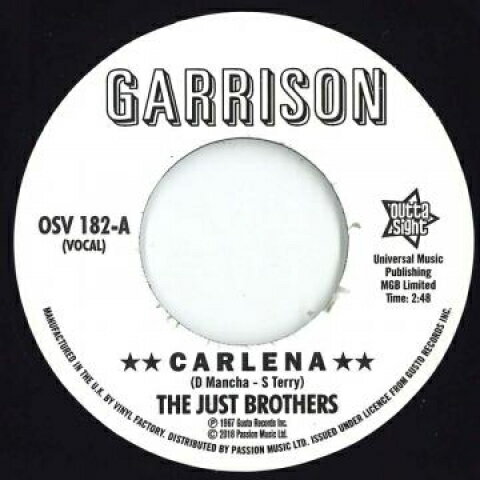 【新品】英7” Just Brothers / Honey Bees Carlena / Lets Get Back Together OSV182 Garrison /00048