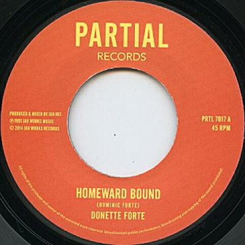 Artist Name: A - 【新品】英7” Donette Forte / Dub Crusaders Homward Bound / Dub Train PRTL7017 Partial /00047