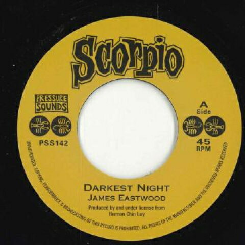 【新品】英7” James Eastwood / Augustus Pabl Darkest Night / Red Sea PSS142 Pressure Sounds /00048 【新品】英7” James Eastwood / Augustus Pabl Darkest Night / Red Sea PSS142 Pressure Sounds /00048
