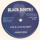 【新品】英7” Junior Reid / Trevor Junior Live & Love In Unity / Never Run Away UKBR10...