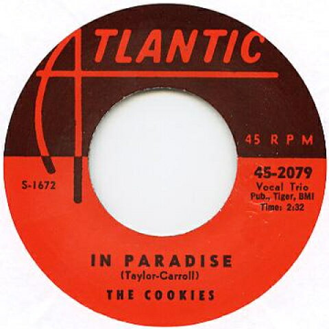 【新品】英7” Cookies / Cardinals In Paradise / Choo Choo ATLANTIC1090 Atlantic /00052