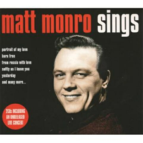 【新品】英2CD Matt Monro Matt Monro Sings (2CD) NOT2CD267 Not Now Music /00200