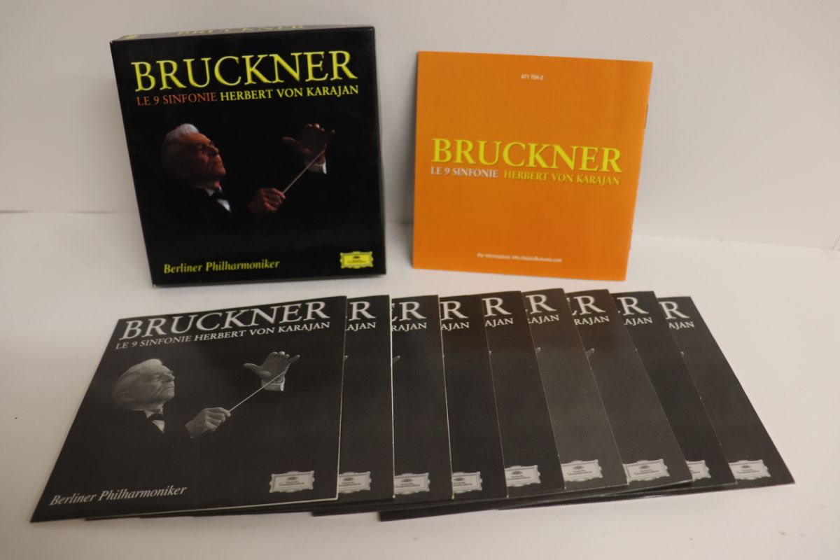 9discs CD ヘルベルト・フォン・カラヤン, ブルックナー 交響曲全集 4717042 DEUTSCHE GRAMMOPHON 紙ジャケ /00240
