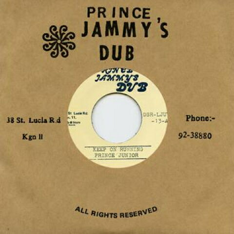 【新品】7” Prince Junior Keep On Running / Keep On Running Version DSRLJU713 Prince Jammys Dub/Du /00048